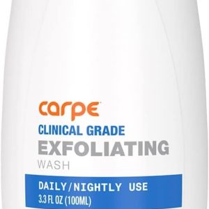 Carpe Exfoliating Underarm Scrub, 24 Hour Odor Protection, Underarm Exfoliator to Improve Deodorant Performance - Energizing Minty Fresh Smell - Armpit Scrub for Women and Men