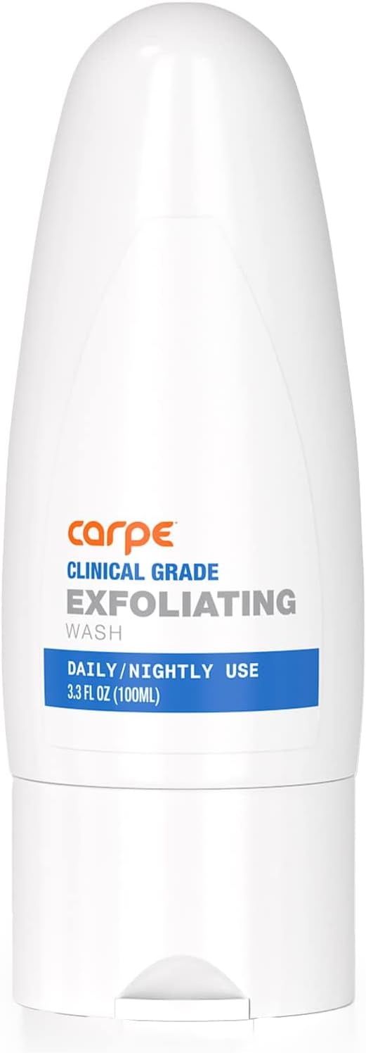 Carpe Exfoliating Underarm Scrub, 24 Hour Odor Protection, Underarm Exfoliator to Improve Deodorant Performance - Energizing Minty Fresh Smell - Armpit Scrub for Women and Men