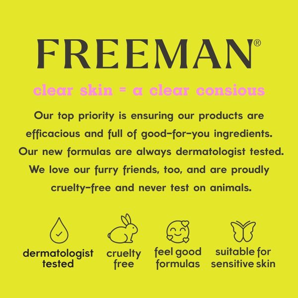 Freeman Dead Sea Minerals Anti-Stress Clay Facial Mask, Hydrating & Clarifying, Clears Pores, Face Mask With Lavender & Bergamot For Radiant Skin, For All Skin Types, 6 fl. oz./175 mL Tube, 1 Count - Image 8
